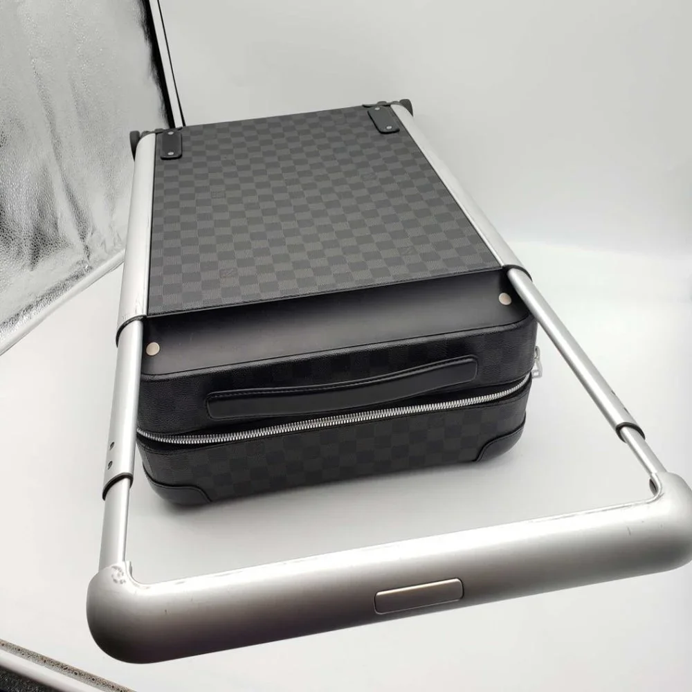 100% Authentic Louis Vuitton Horizon 55 Graphite Travel Luggage Bag - Picture 7 of 16
